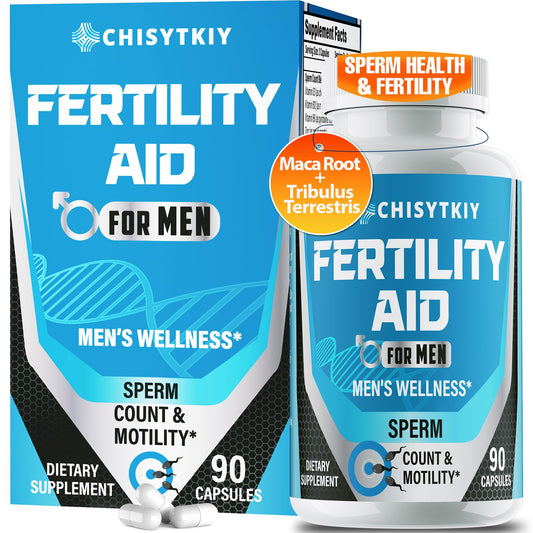 Chisytkiy Male Fertility Supplements bottle with 90 capsules on white background