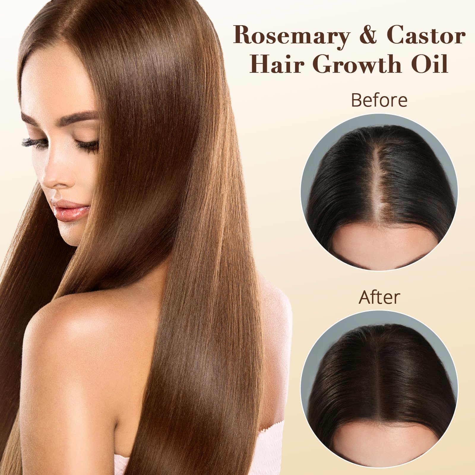 ChLNDalin hair glow after application showing smoothness