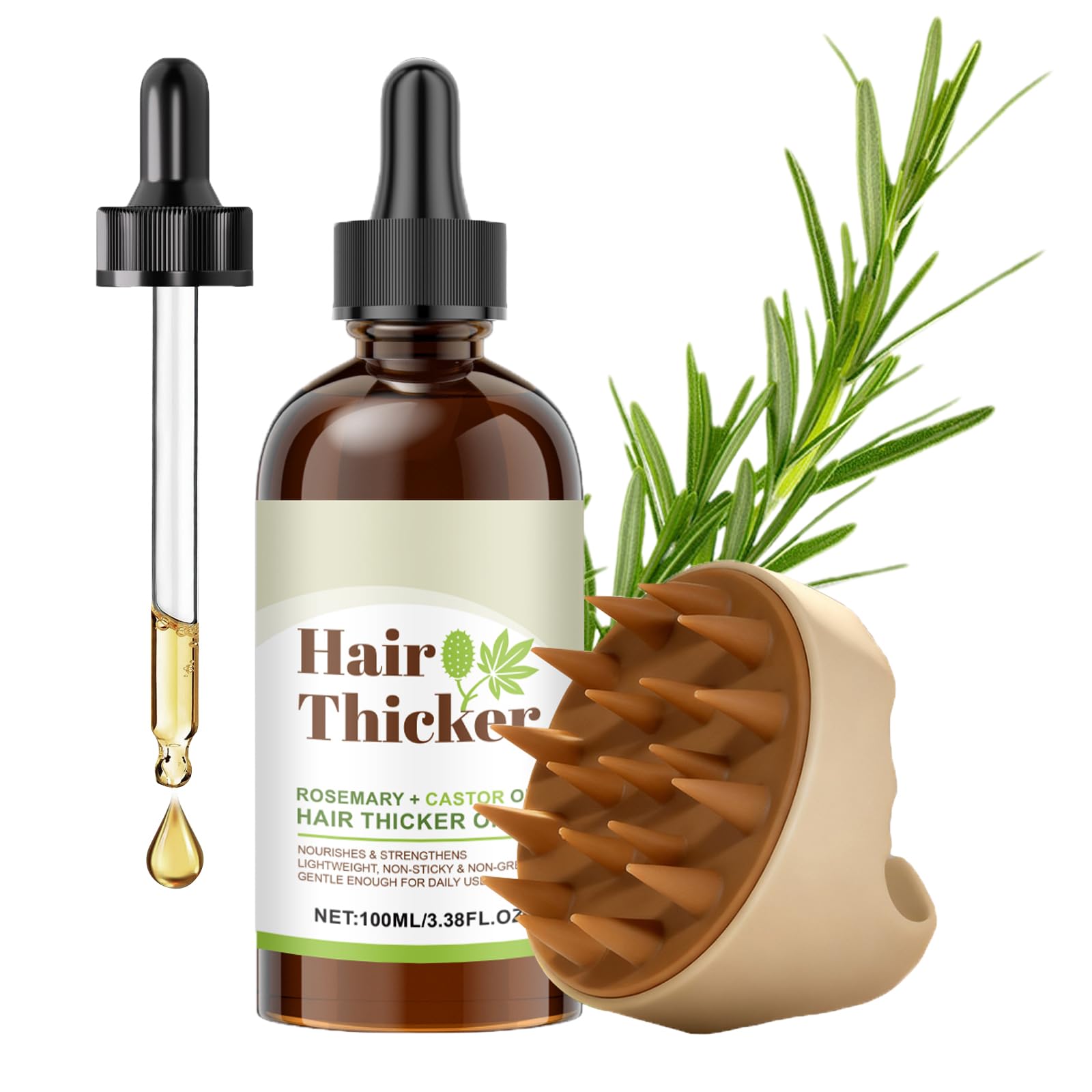ChLNDalin Rosemary Castor Oil bottle for daily conditioning and shine