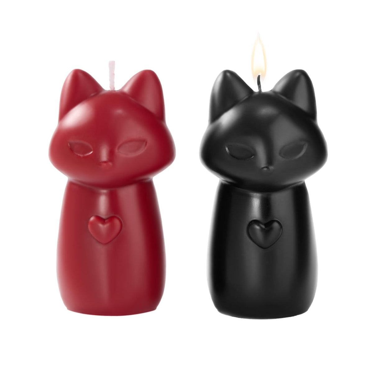 Chloefu LAN scented candle pack in black and red creates romantic ambiance.