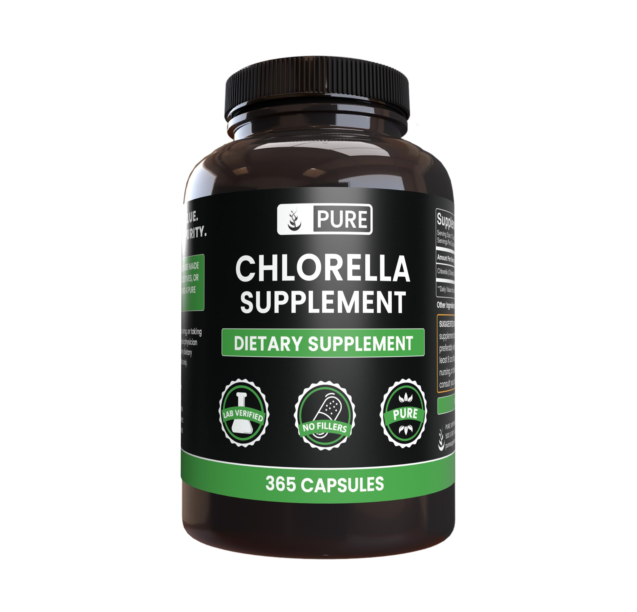 Chlorella capsules 365-day supply