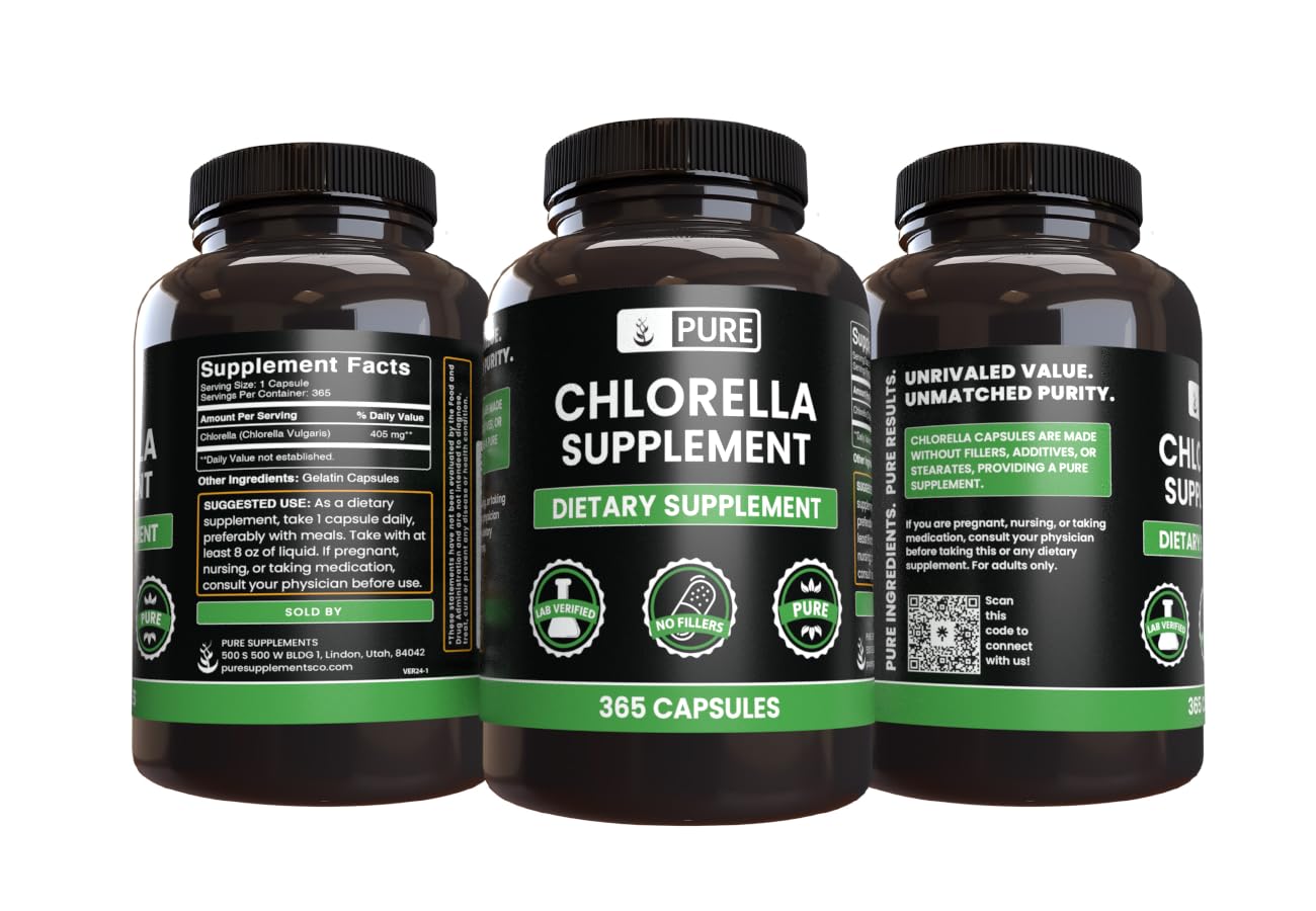 Lab-verified chlorella supplement