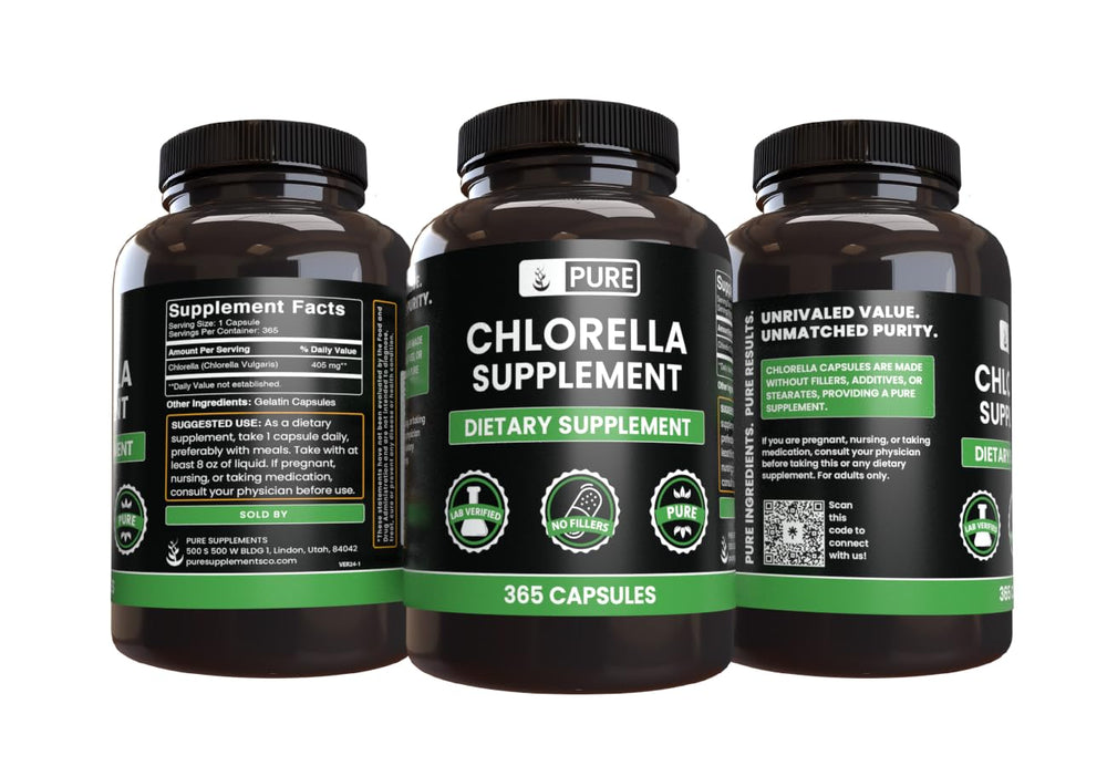 Lab-verified chlorella supplement
