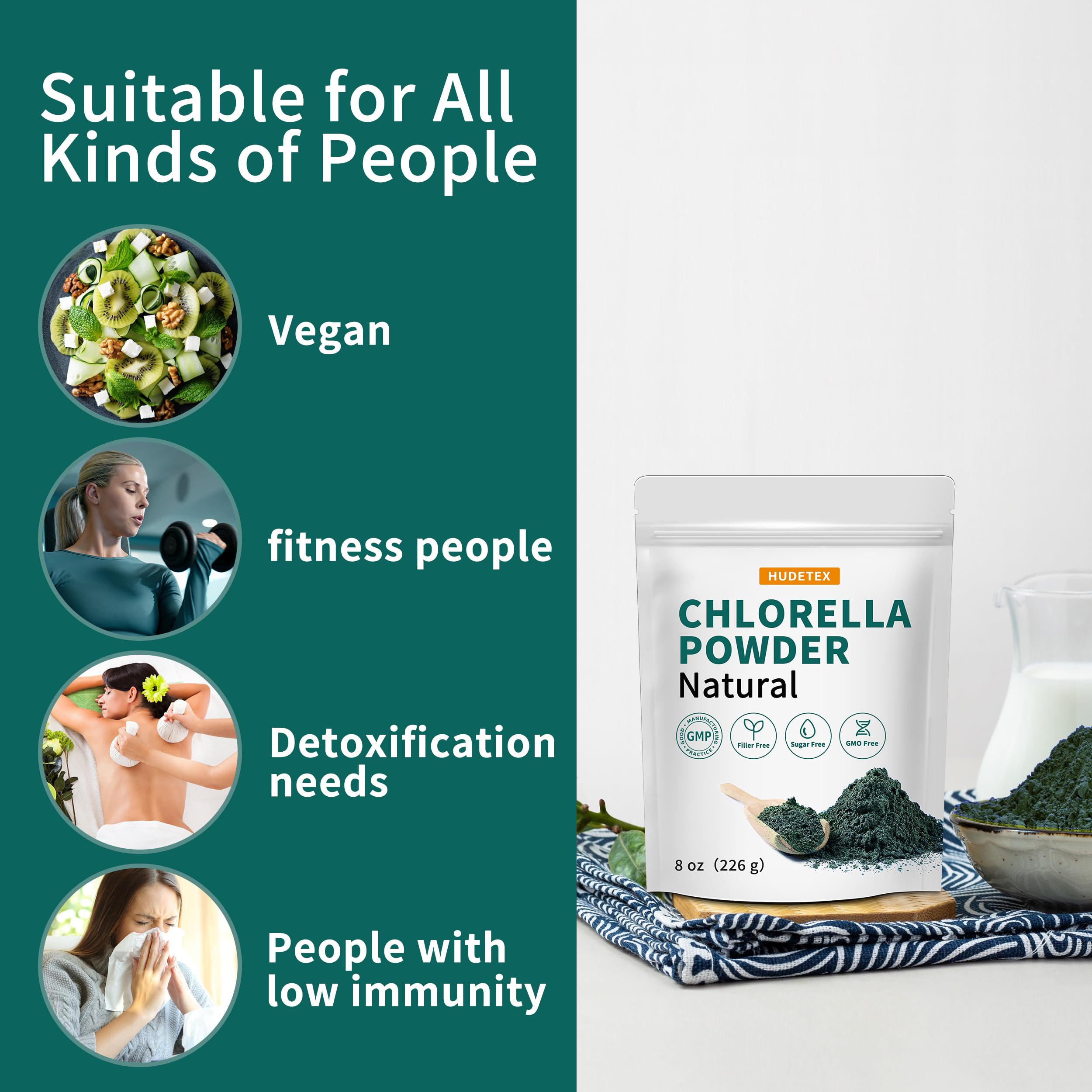 Gluten-free, vegan-friendly, non-GMO icons