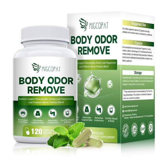 Bottle of Chlorophyll Body Deodorizing Capsules