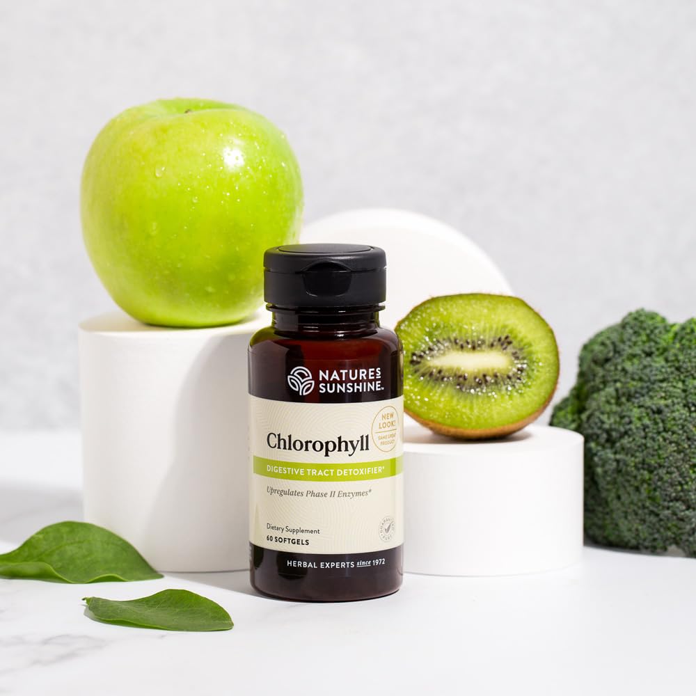 Chlorophyll aiding detox and Phase II enzyme support
