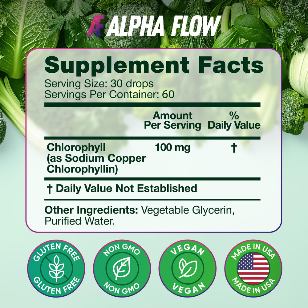 Lifestyle shot: adding Chlorophyll Liquid Drops to a glass of water