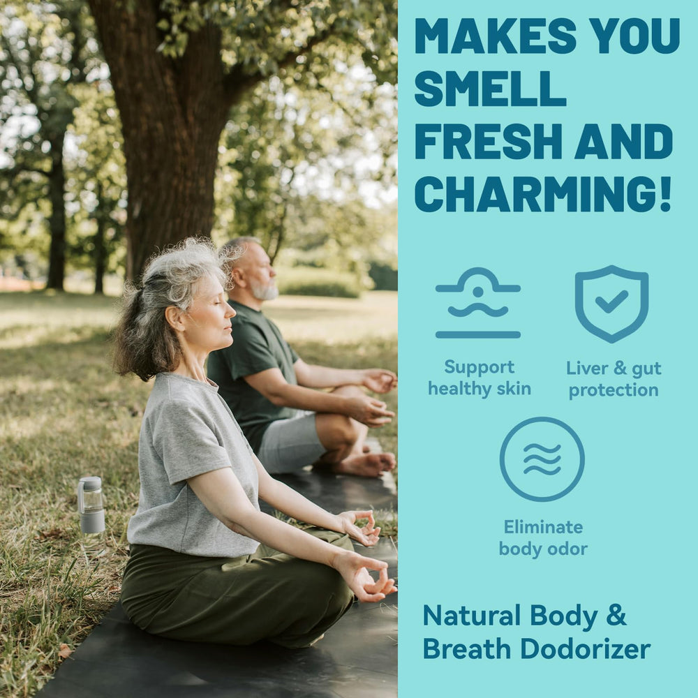 Close-up of green chlorophyll gummies