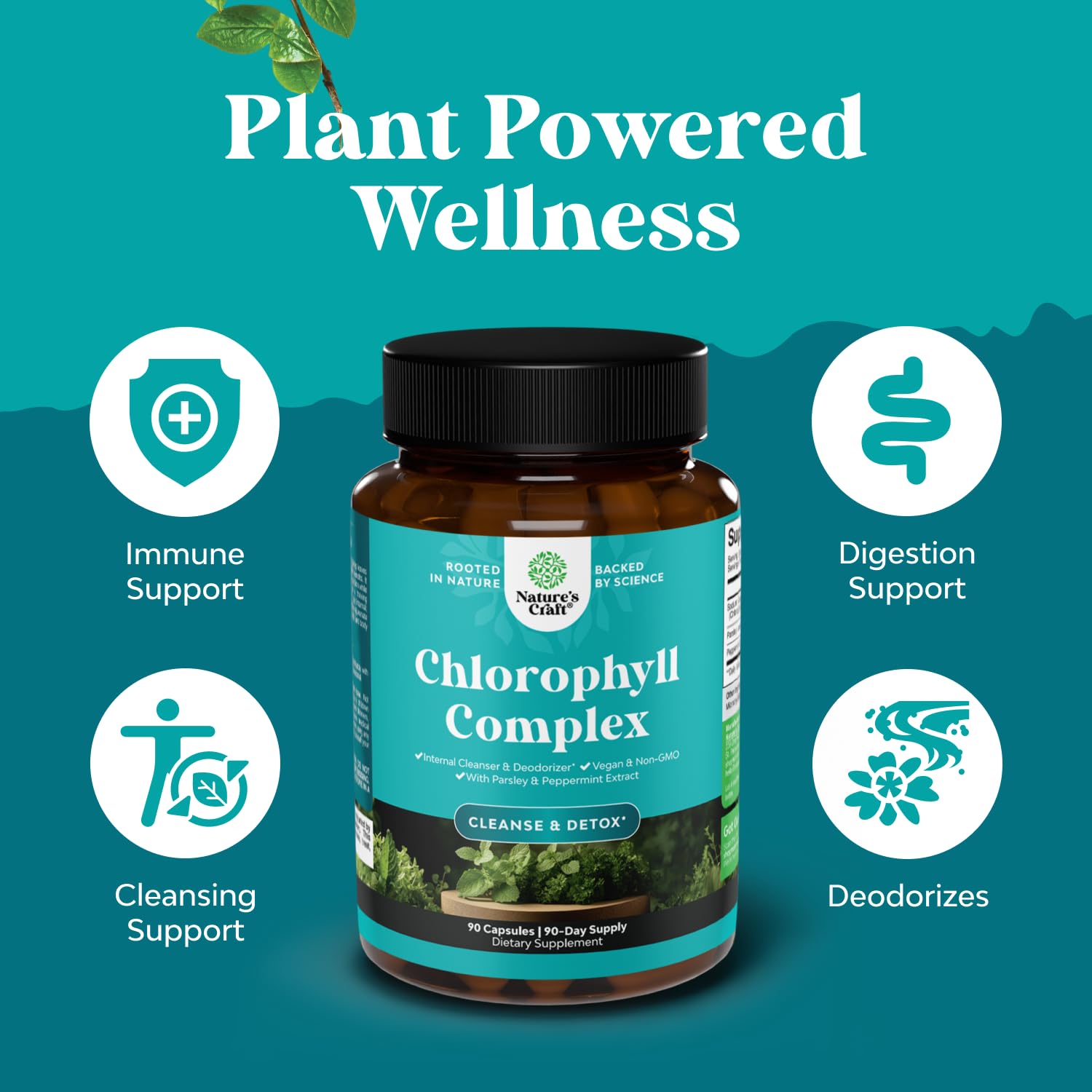 Internal deodorant pills for body odor in women