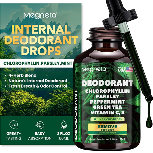 Chlorophyll Liquid Drops bottle with dropper