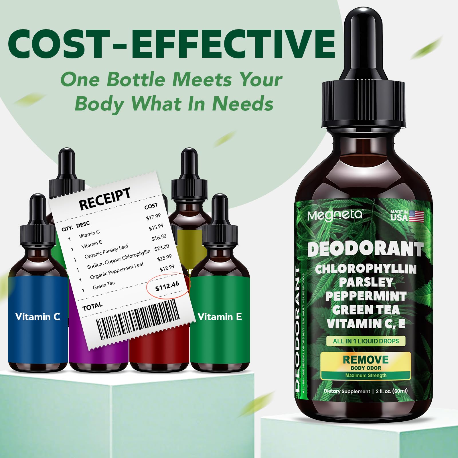 Made in USA GMP-certified facility label