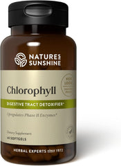 Bottle of Nature's Sunshine Chlorophyll softgels (60 capsules) — hero image
