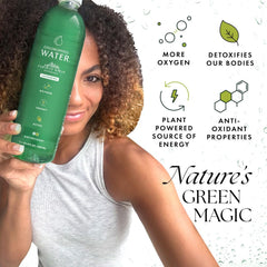 1 liter Chlorophyll Water bottle front shot