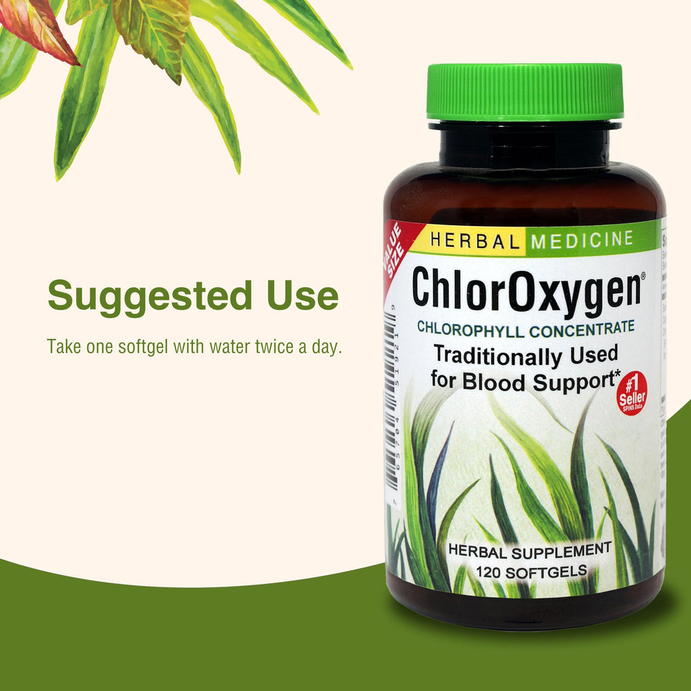 ChlorOxygen Chlorophyll Concentrate for energy support