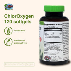 Ingredients for ChlorOxygen Chlorophyll Concentrate derived from European fescue