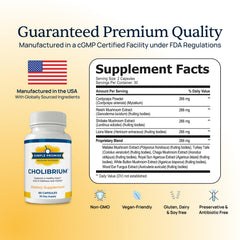 Close-up of immune support ingredients in Cholibrium