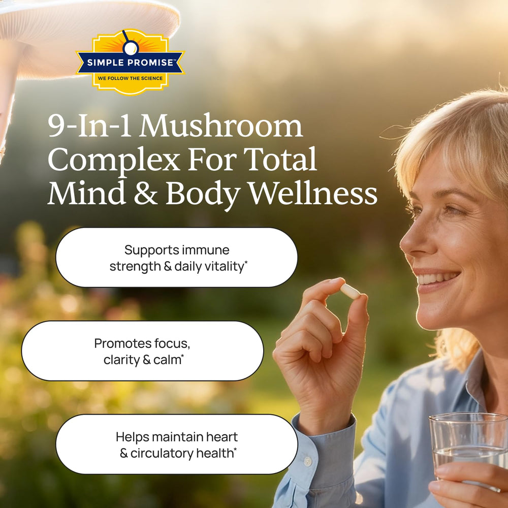 Reishi mushrooms promoting stress resilience and calm