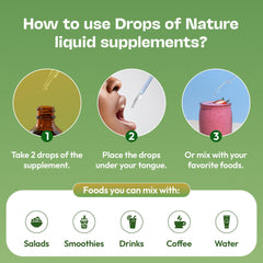 Berry-flavored Choline Drops lifestyle image for brain health and vitality