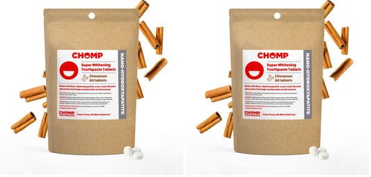 Chomp Cinnamon Toothpaste Tablets Refill Pack 2 hero image