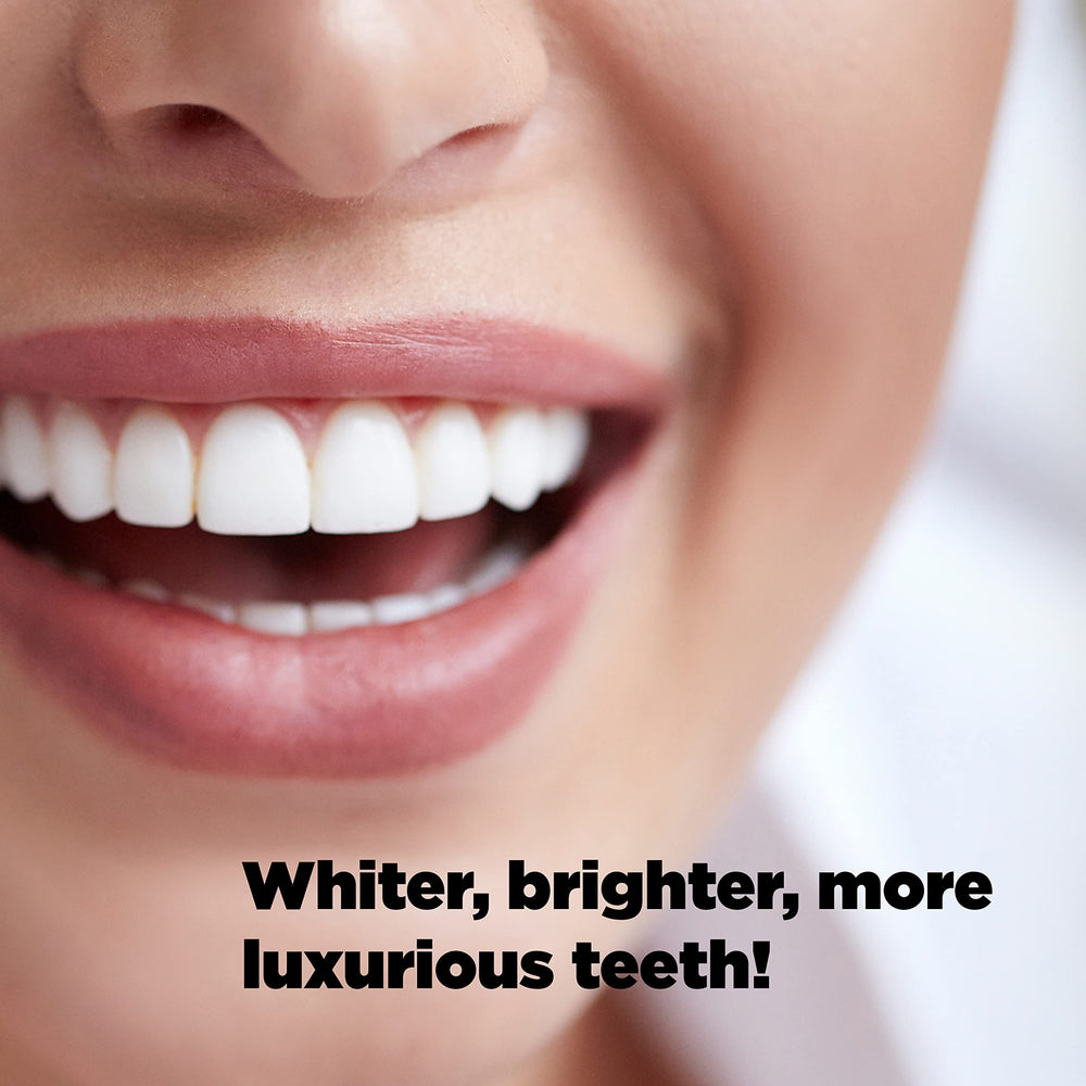 Fluoride-free label on Chomp toothpaste tablets