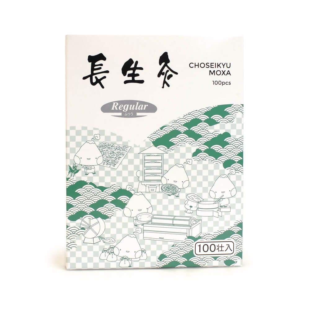 Boxed set of 100 Ibuki stick-on moxa cylinders