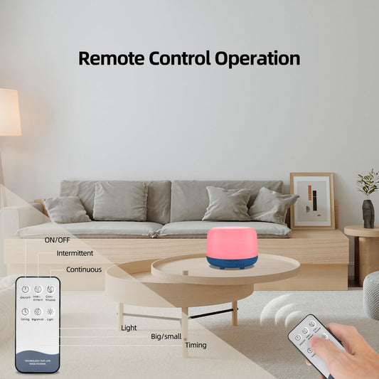 Diffuser with remote control up to 16.5 feet