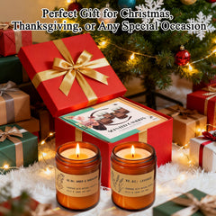 Lavender and Sage scented amber jar candle