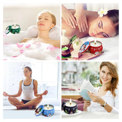Home decor lifestyle shot featuring Christmas scented candles