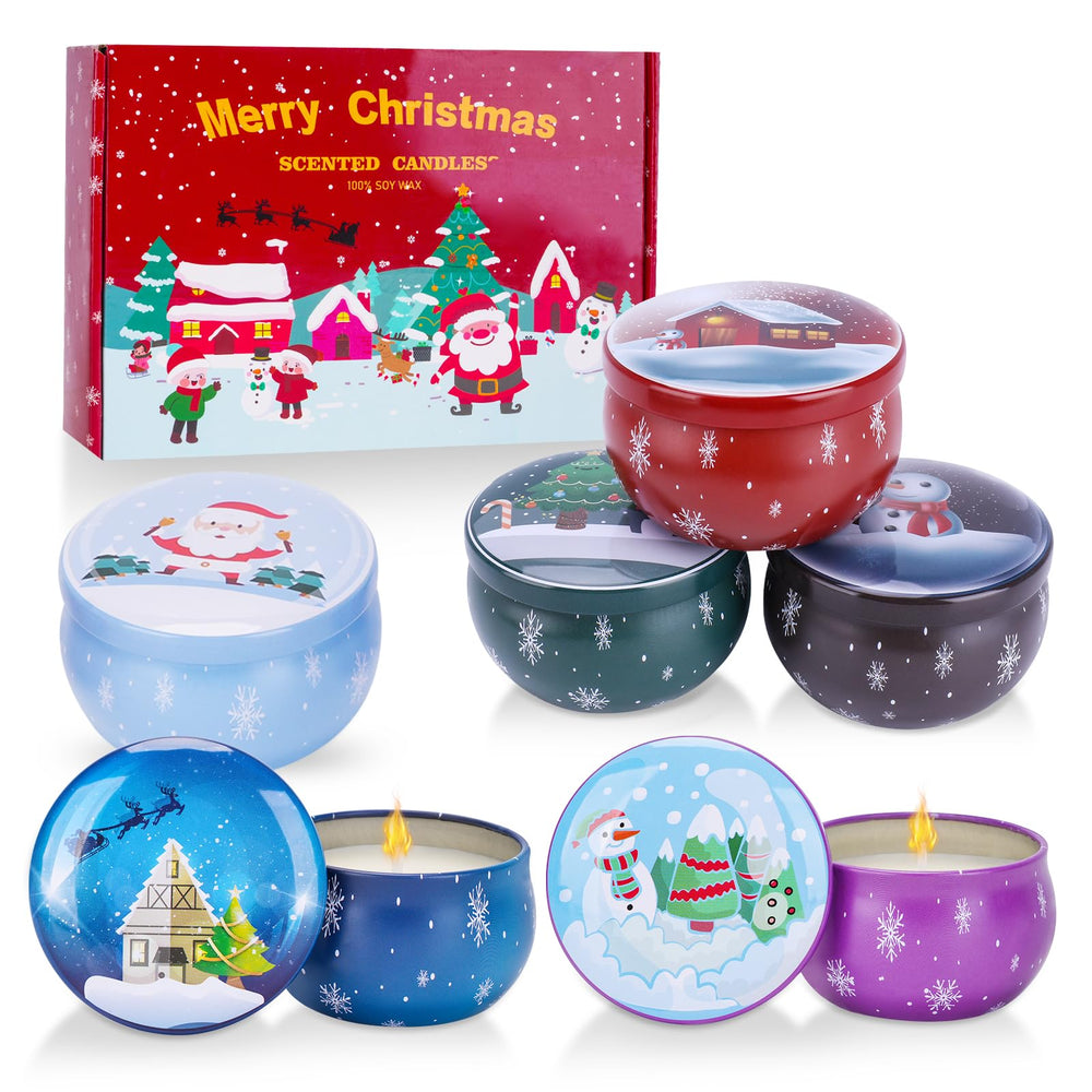 Soothing spa-like ambiance with Christmas candles lit