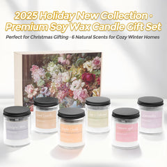 Boxed Christmas Candle Gift Set ready for gifting