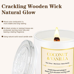Holiday candle gift set for Christmas and winter decor