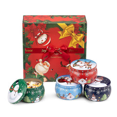 Rose scented candle from Christmas 4-pack