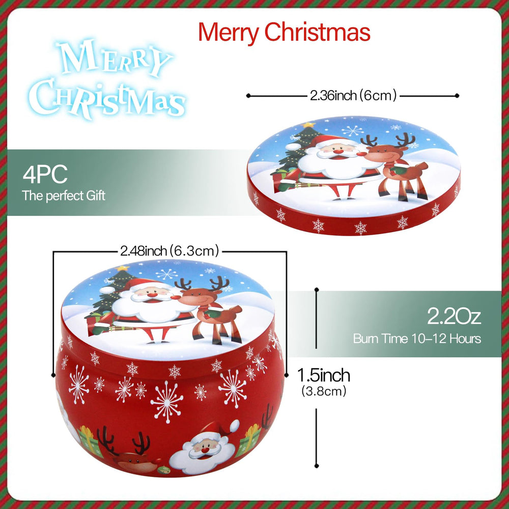 Vanilla scented candle from Christmas 4-pack