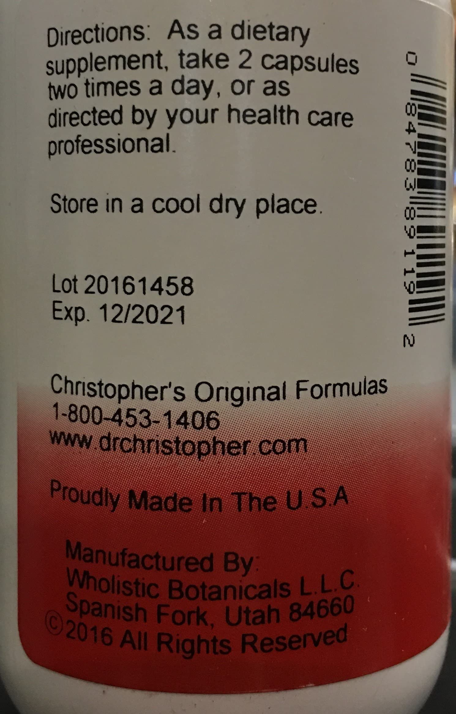 Close-up of vegetarian capsules for Chest Formula