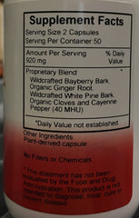 Herbal ingredients including mullein leaf and marshmallow root