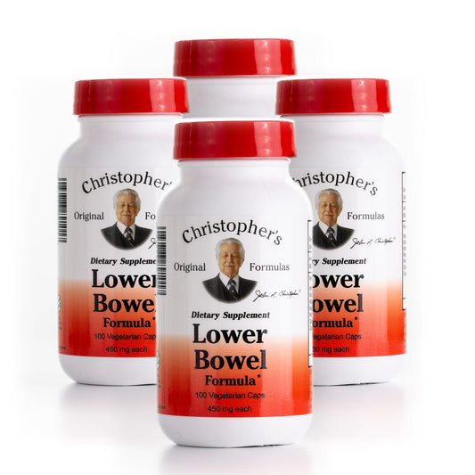 Christopher's Original Formulas Lower Bowel Cleanse Capsule bottle