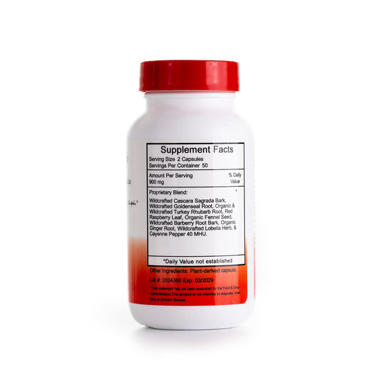 Herbal blend ingredients for natural gut cleanse