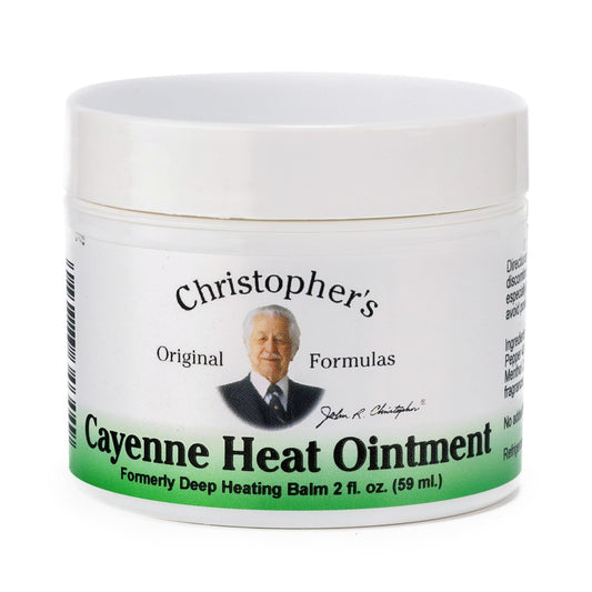 Christopher's Original Formulas Cayenne Heat Ointment bottle and label