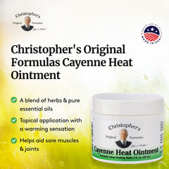 2 fl oz tube with packaging of Cayenne Heat Ointment