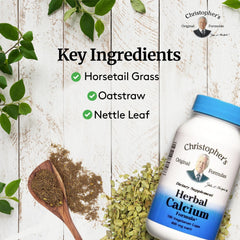 Pack of four bottles of Herbal Calcium (100 capsules each)