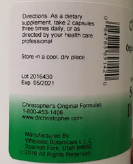 Close-up of slippery elm bark and licorice root ingredients