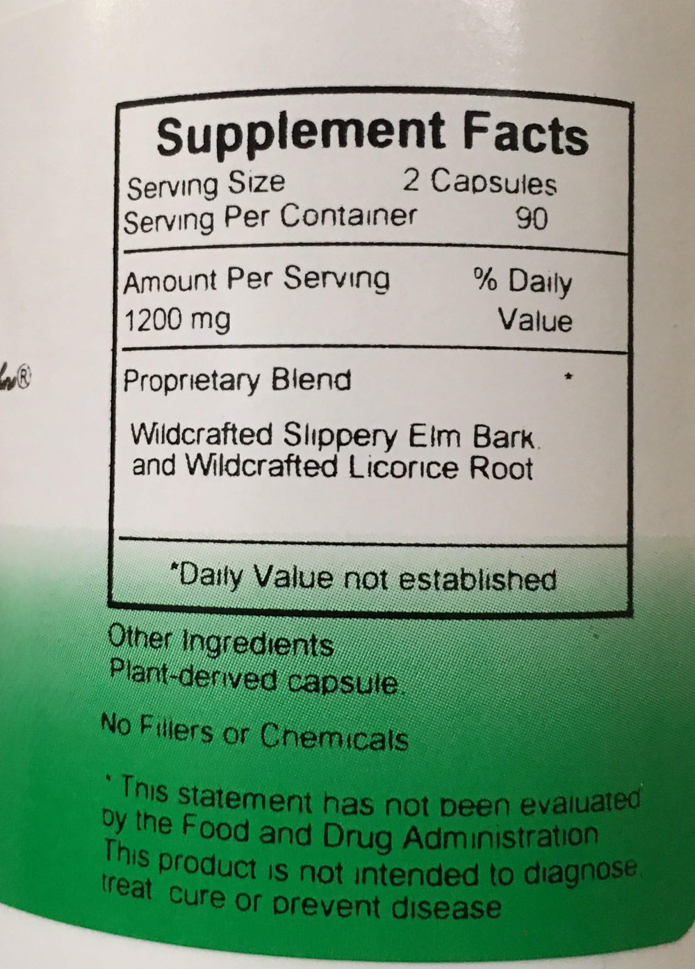 Plant-based 600 mg digestive support capsules