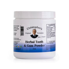 Packaging of Christopher's Original Formulas Herbal Tooth & Gum Powder