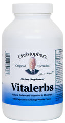 Bottle of Christopher's Vitalerbs 180 Vegetarian Capsules