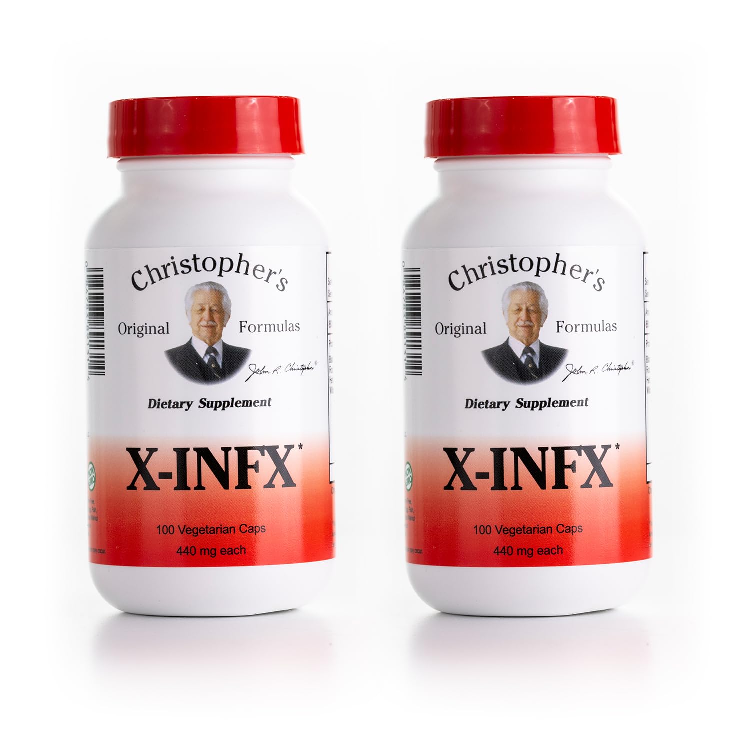 Christopher's Original Formulas X-INFX 2 Pack 100 Capsules - front view