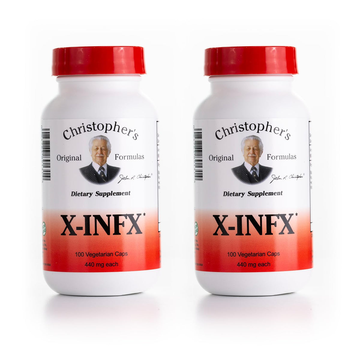 Christopher's Original Formulas X-INFX 2 Pack 100 Capsules - front view