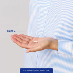 ChromeMate GTF 600 capsules pouring to illustrate easy dosing.