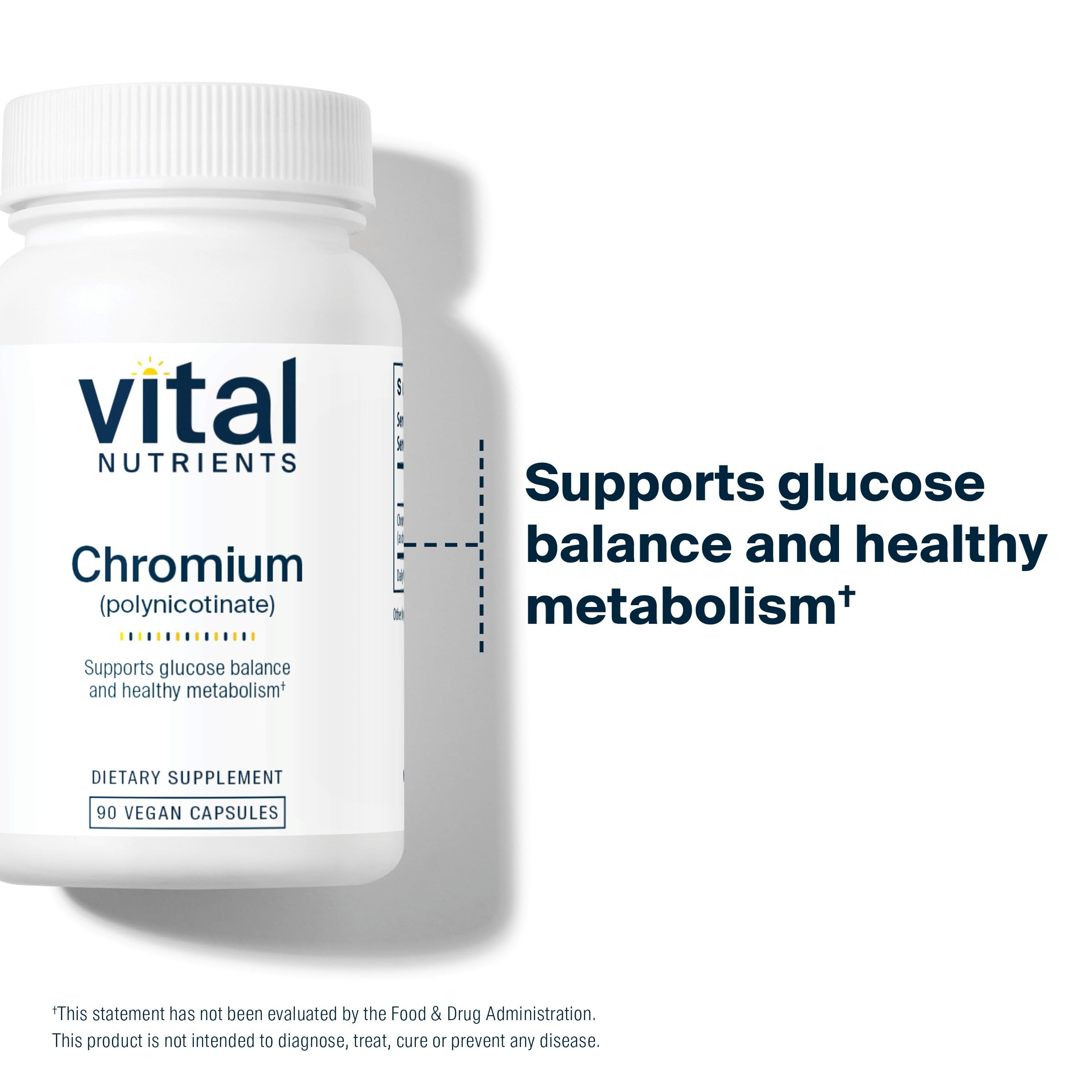 Chromium Polynicotinate supporting healthy fat metabolism 200mcg
