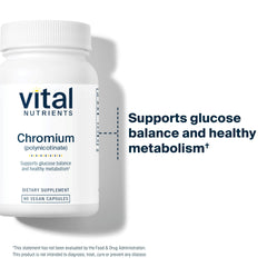 Chromium Polynicotinate supporting healthy fat metabolism 200mcg
