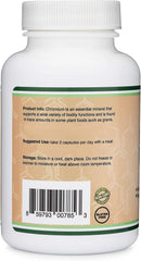 Close-up of Double Wood Supplements branding and USA-made quality
